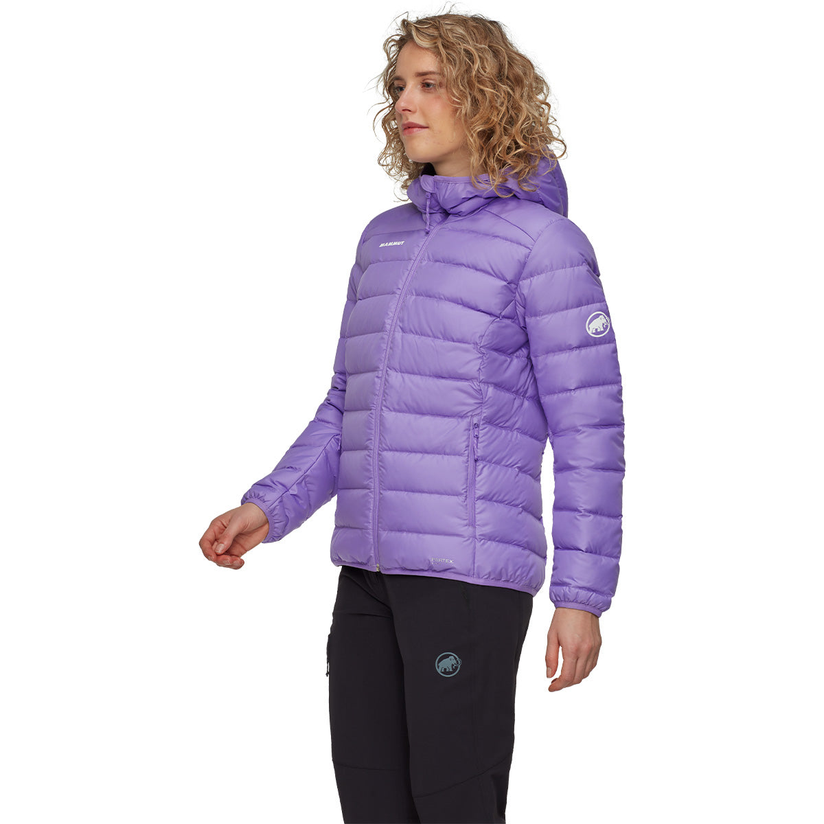 Jacheta Femei Mammut Waymarker In Hooded Lavandin-Black