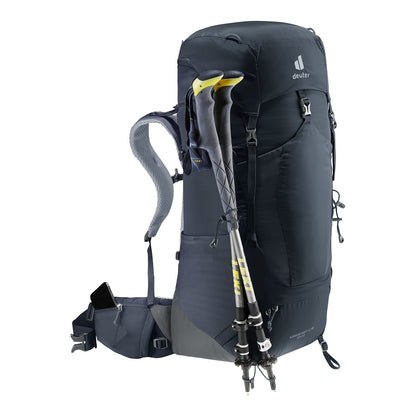 Rucsac Munte Barbati Deuter Aircontact Lite 50 + 10 Black-Graphite