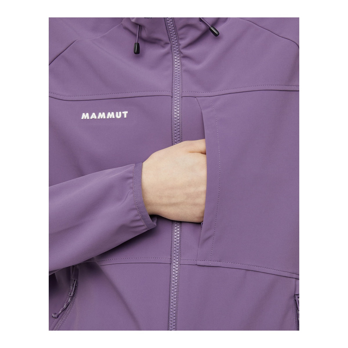 Jacheta Softshell Femei Mammut Ultimate Comfort So Hooded Paloja