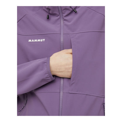 Jacheta Softshell Femei Mammut Ultimate Comfort So Hooded Paloja