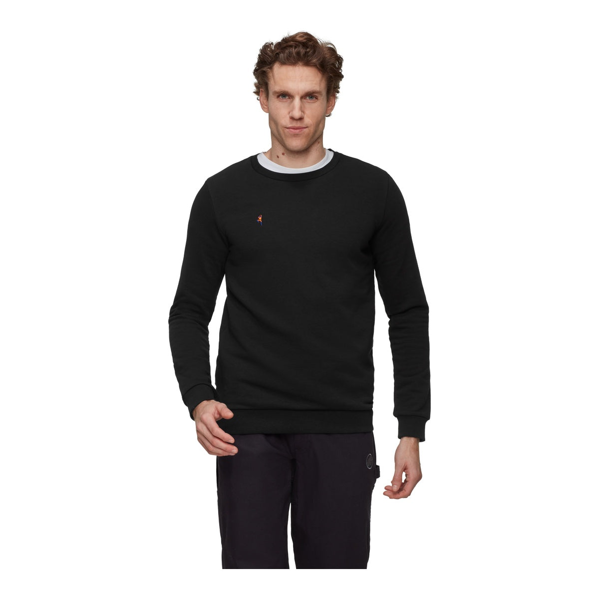 Bluza Barbati Mammut Core Ml Crew Neck Alpinist Black