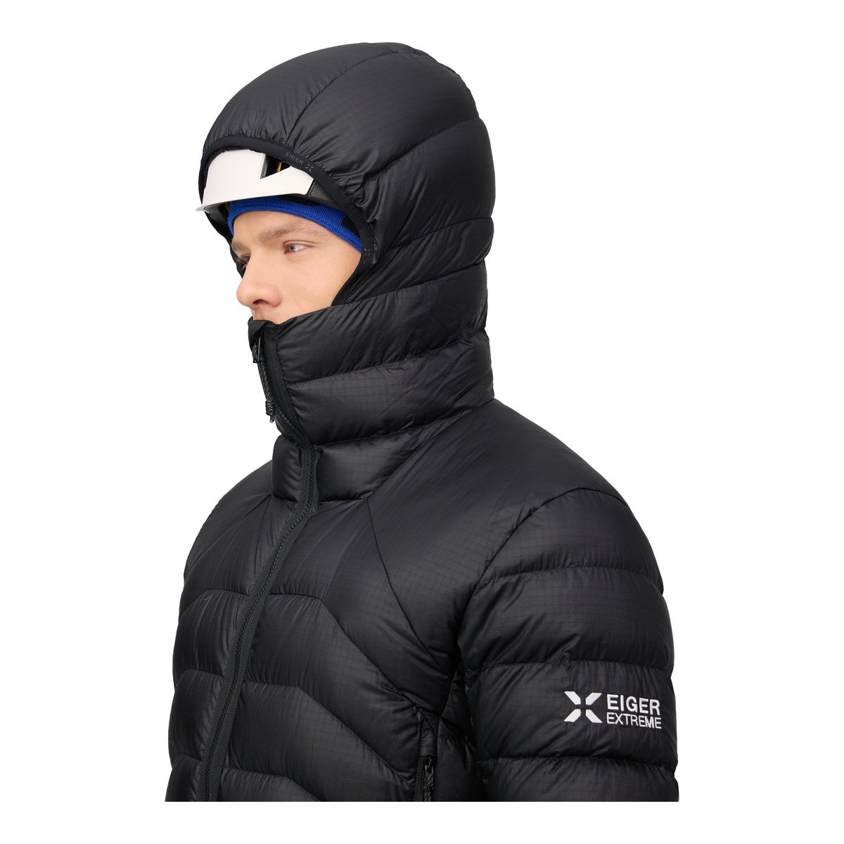 Geaca Puf Barbati Mammut Eiger Nordwand Light Down In Hooded Black
