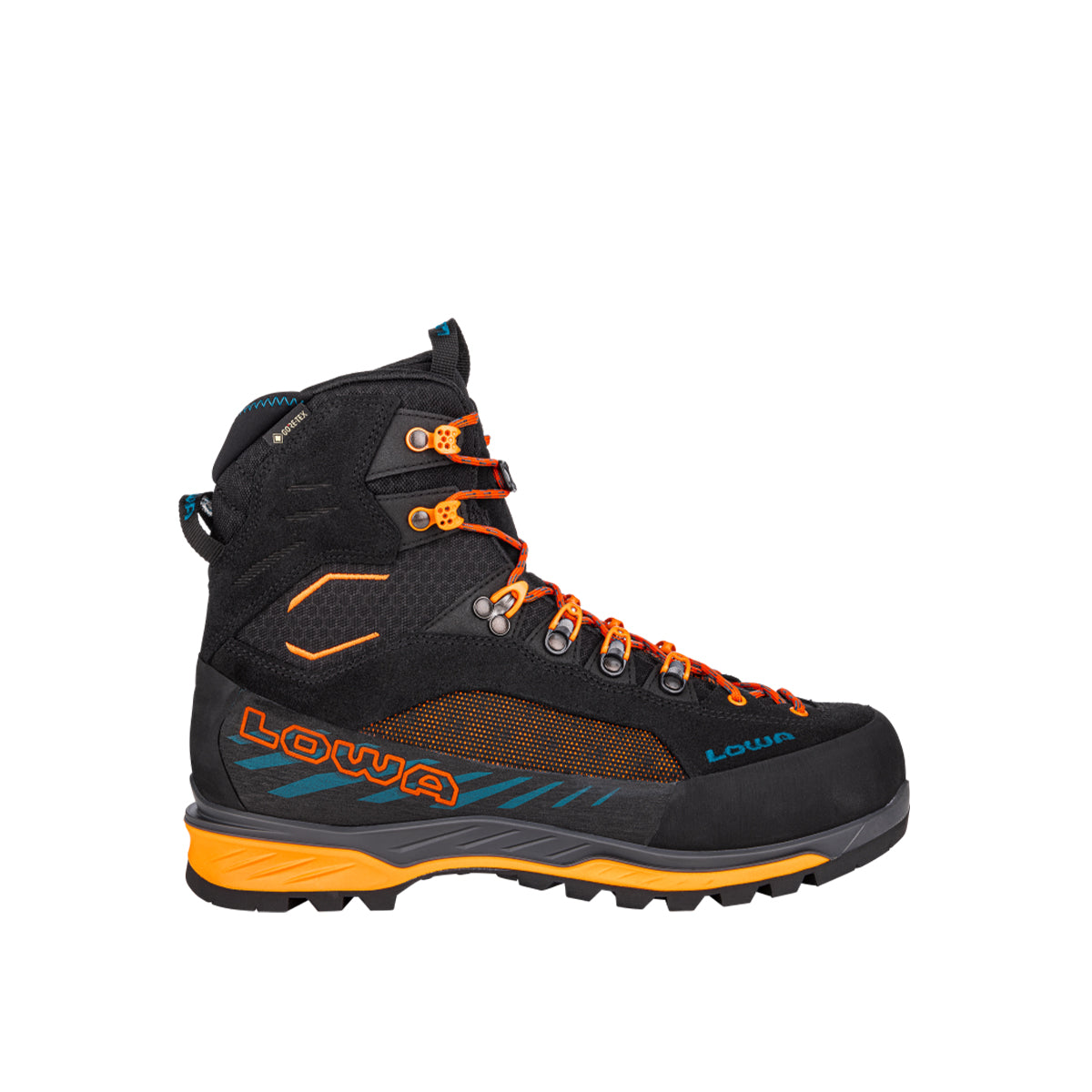 Bocanci Barbati Lowa Vajolet GTX Mid Black-Flame