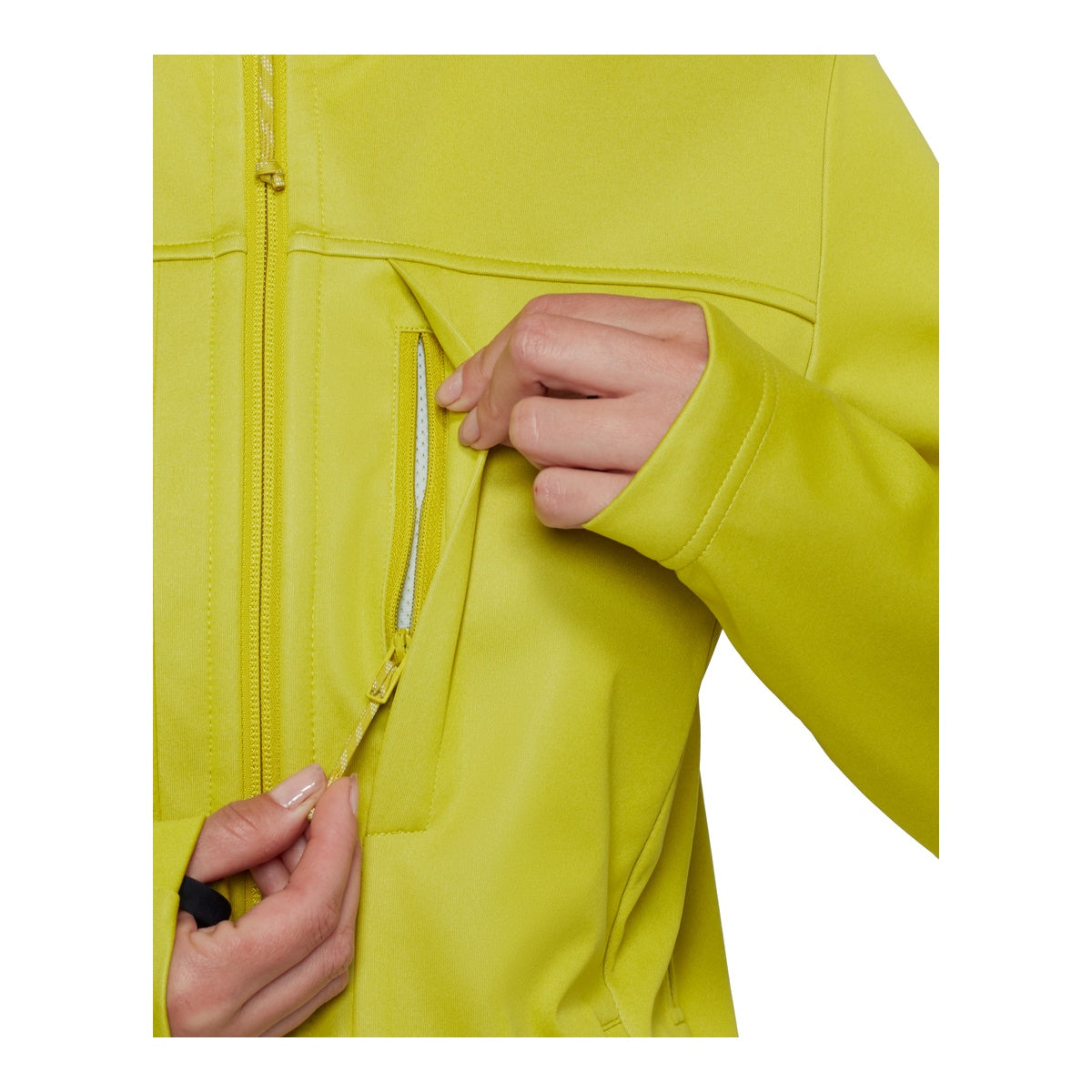 Jacheta Softshell Femei Mammut Ultimate VIII SO Hooded Acacia