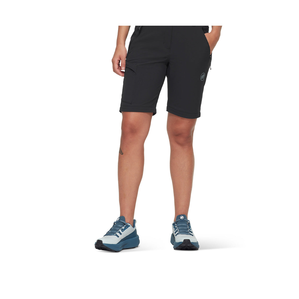 Pantaloni Femei Mammut Runbold IV Zip Off Black