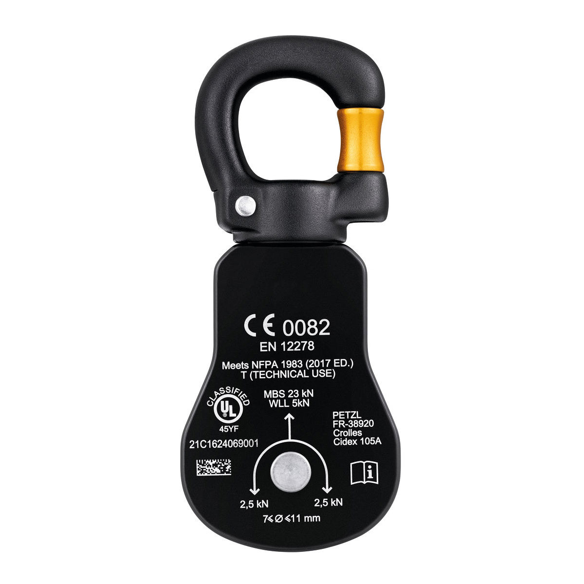 Scripete Petzl Spin S1 Open Yellow