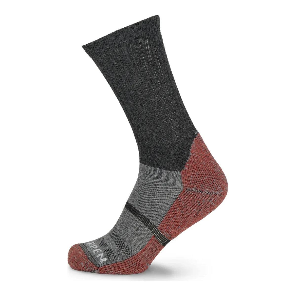 Sosete Drumetie Lorpen Wool Hike 2 Pack Crew Grey