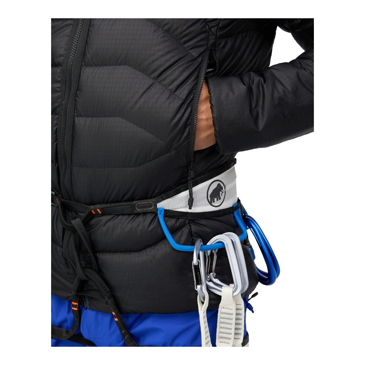 Geaca Puf Barbati Mammut Eiger Nordwand Light Down In Hooded Black