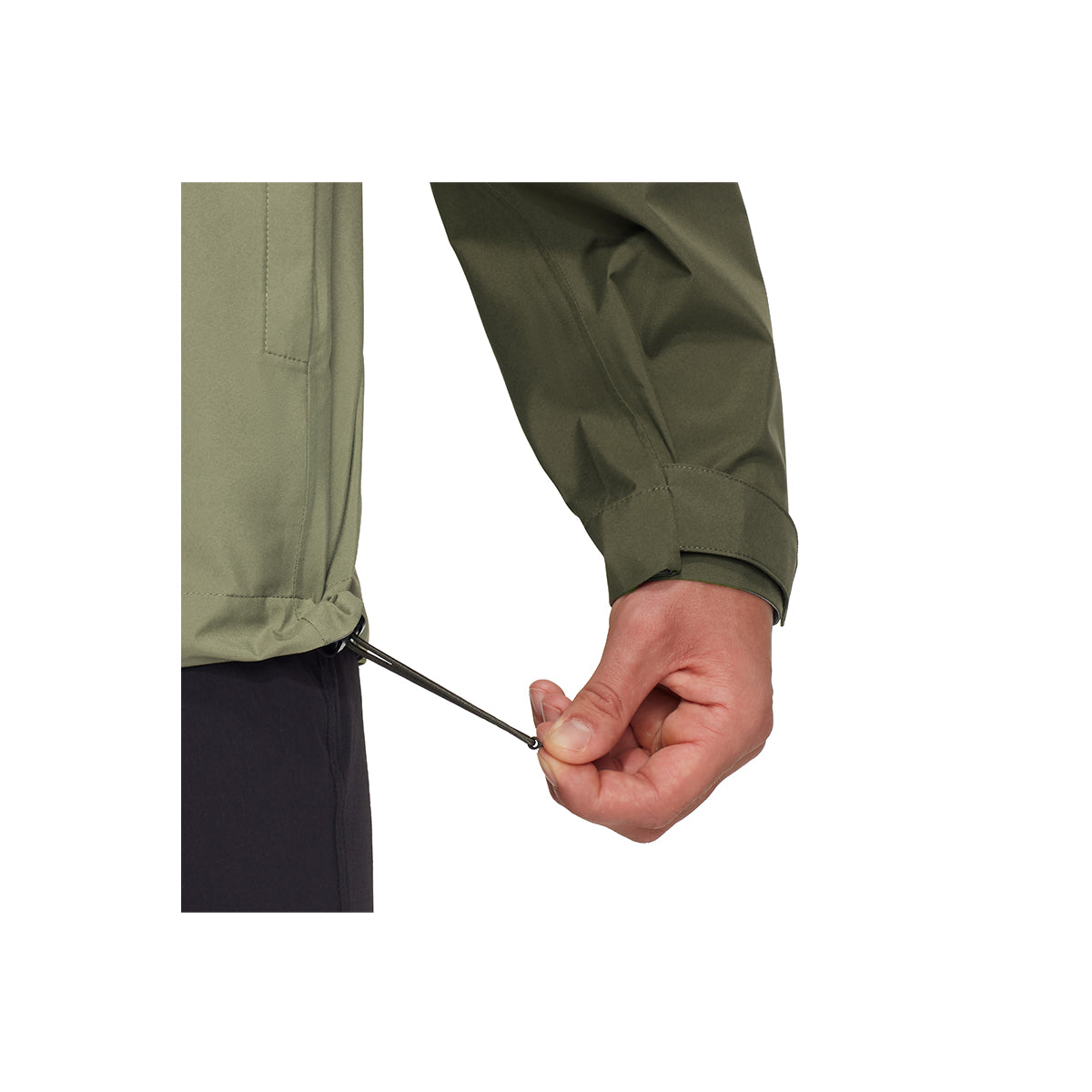 Jacheta Barbati Mammut Linard Light HS Hooded Marsh Marsh