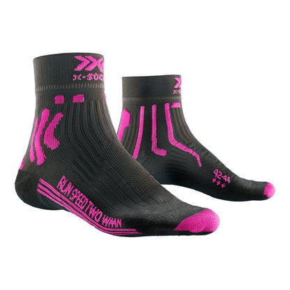 Sosete Alergare Femei X-Bionic Run Speed Two 4.0 Wmn Invent Lavender/Arctic White