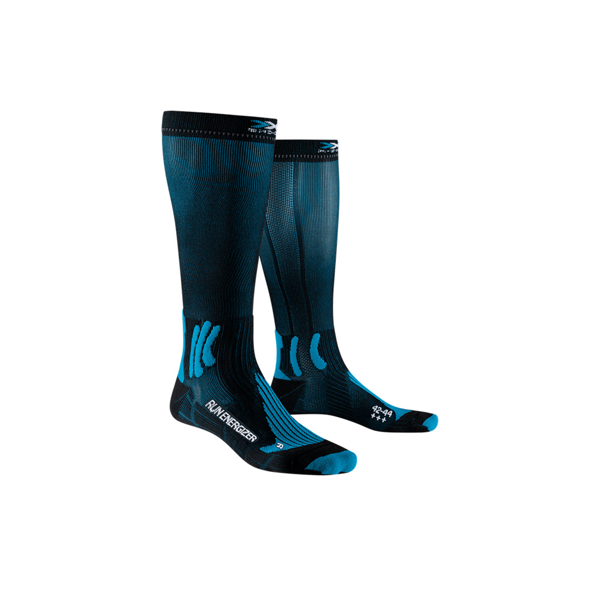 Sosete Barbati X-BIONIC Run Energizer 4.0 Opal Black-Twyce Blue