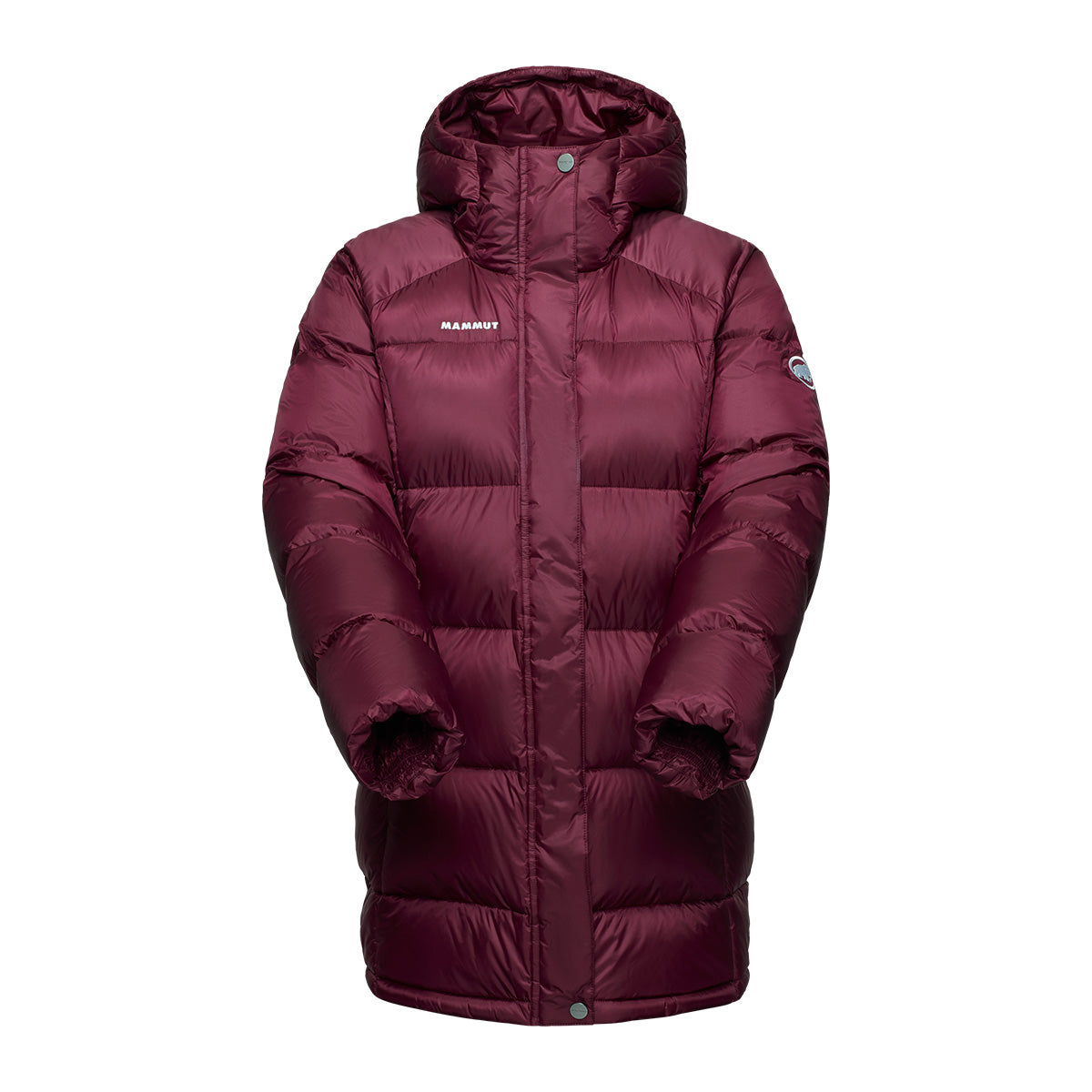 Jacheta Femei Mammut Glacier Glow In Hooded Parka Vin