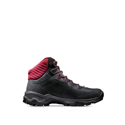 Bocanci Drumetie Femei Mammut Nova IV Mid GTX Black Blood Red