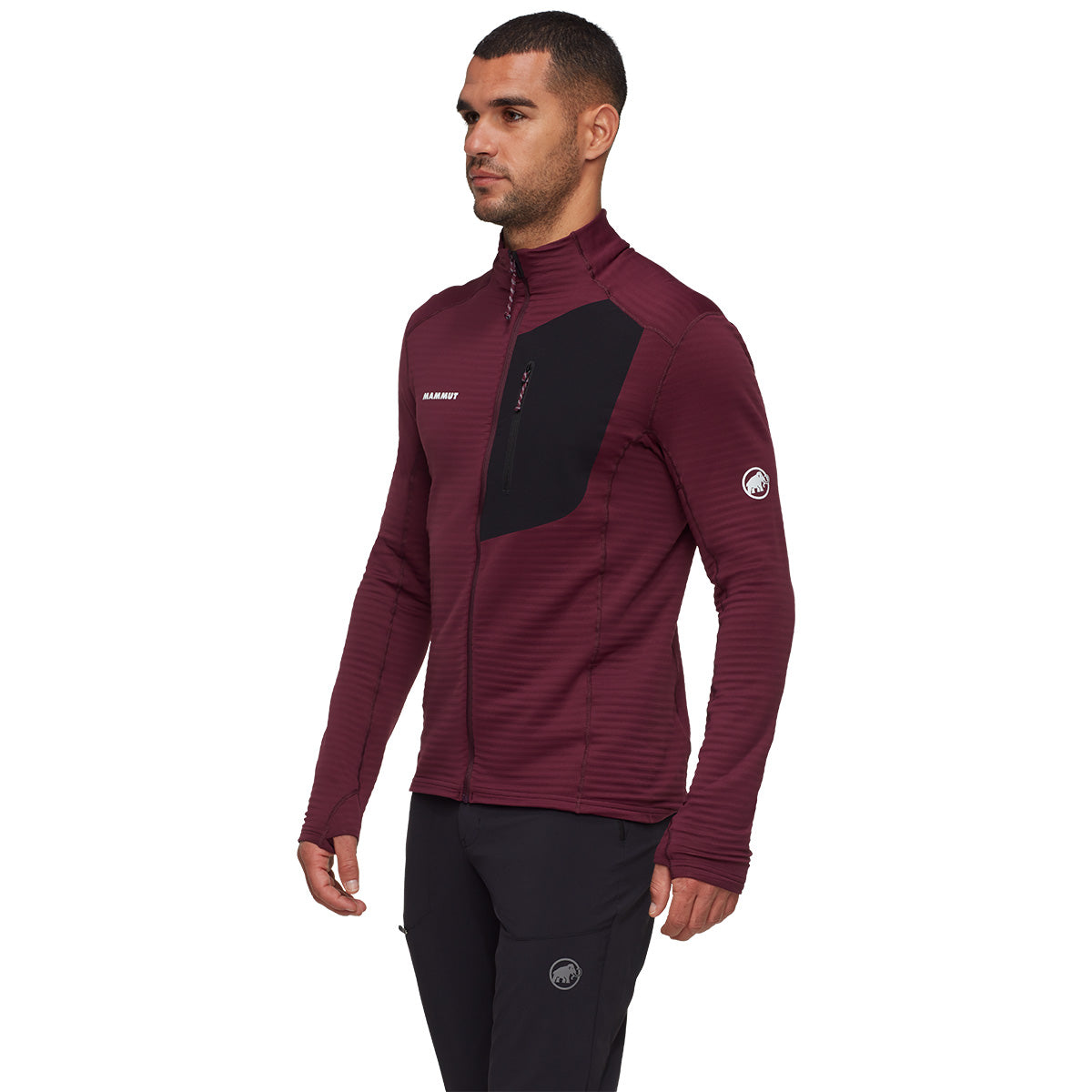 Jacheta Barbati Mammut Taiss Light ML Vin-Black