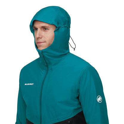 Jacheta Barbati MammutAlto Light 3 In 1 Hs Hooded Deep Teal-Black