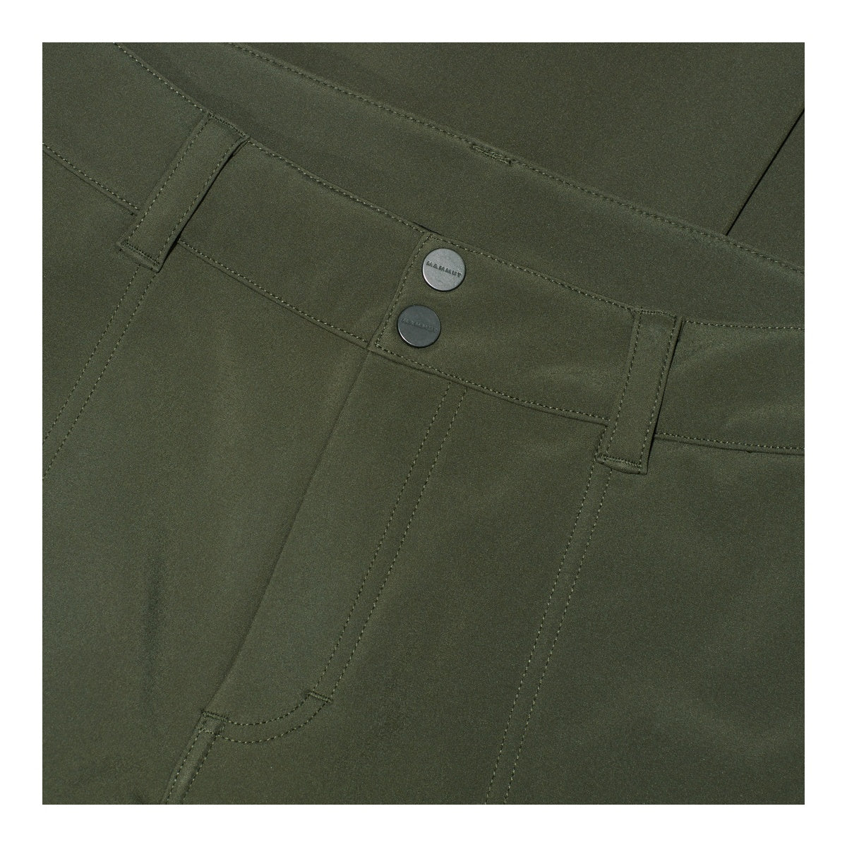 Pantaloni Softshell Barbati Mammut Runbold Winter So Dark Marsh