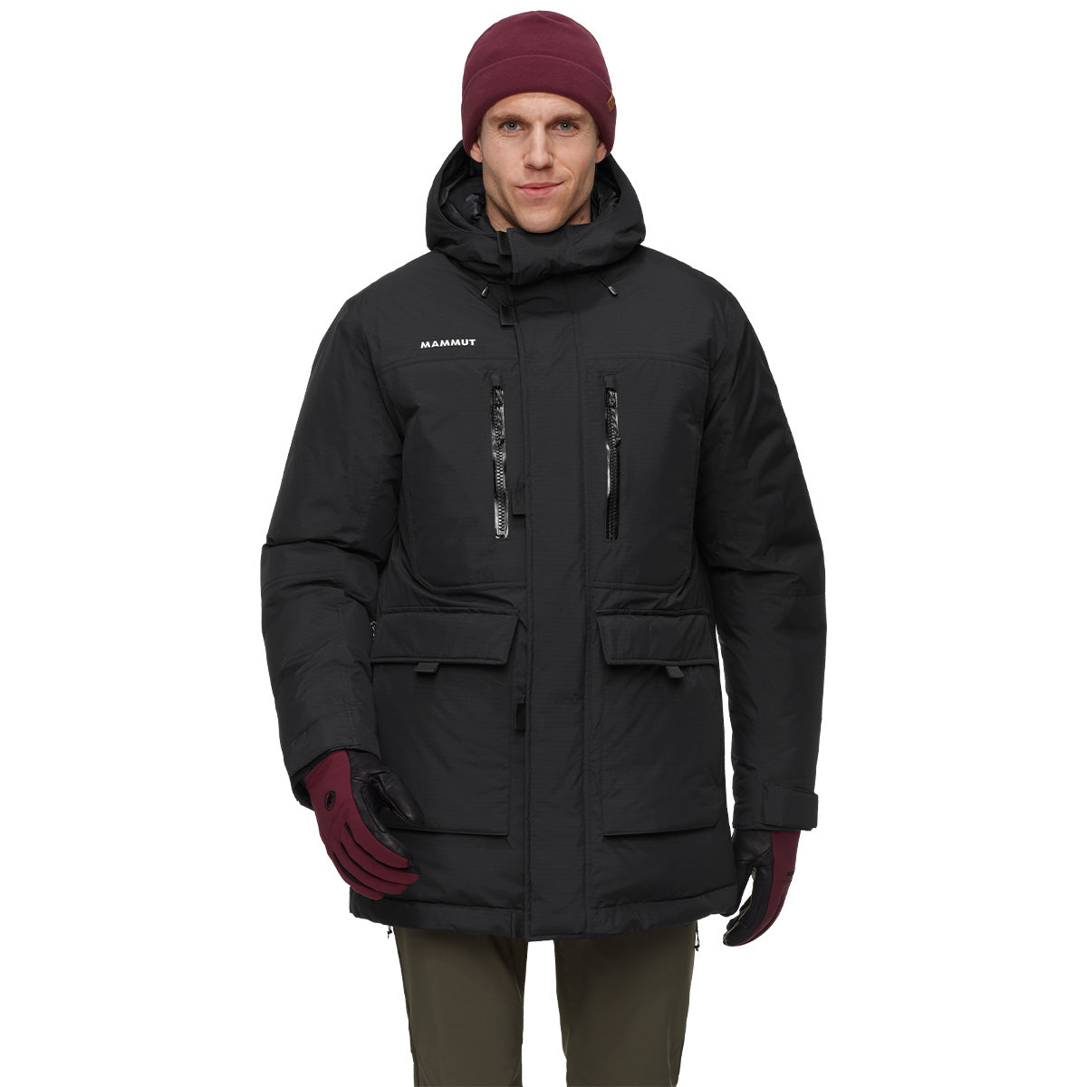 Jacheta Barbati MammutArctic In Hooded Parka Black