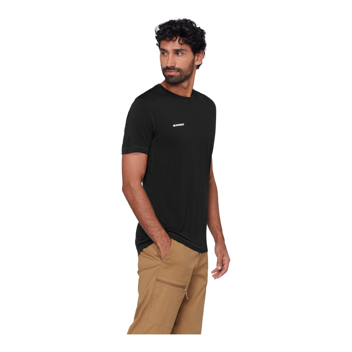 Tricou Barbati Mammut Tree Wool FL Negru