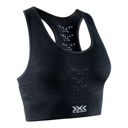 Bustiera Femei X-Bionic Energizer 4.0 Sports Opal Black/Arctic White