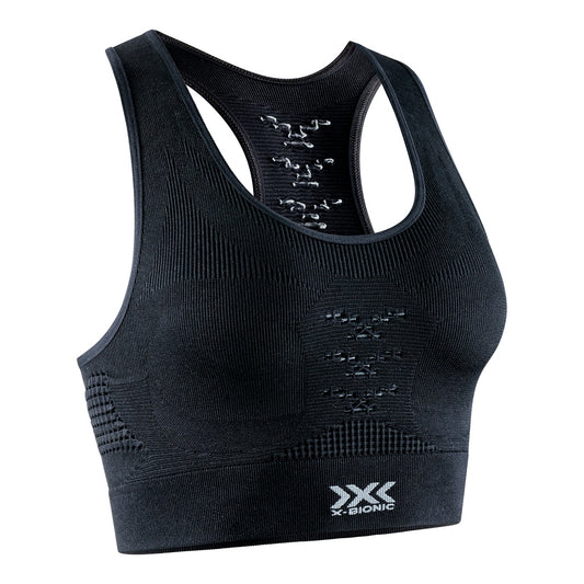 Bustiera Femei X-Bionic Energizer 4.0 Sports Opal Black/Arctic White