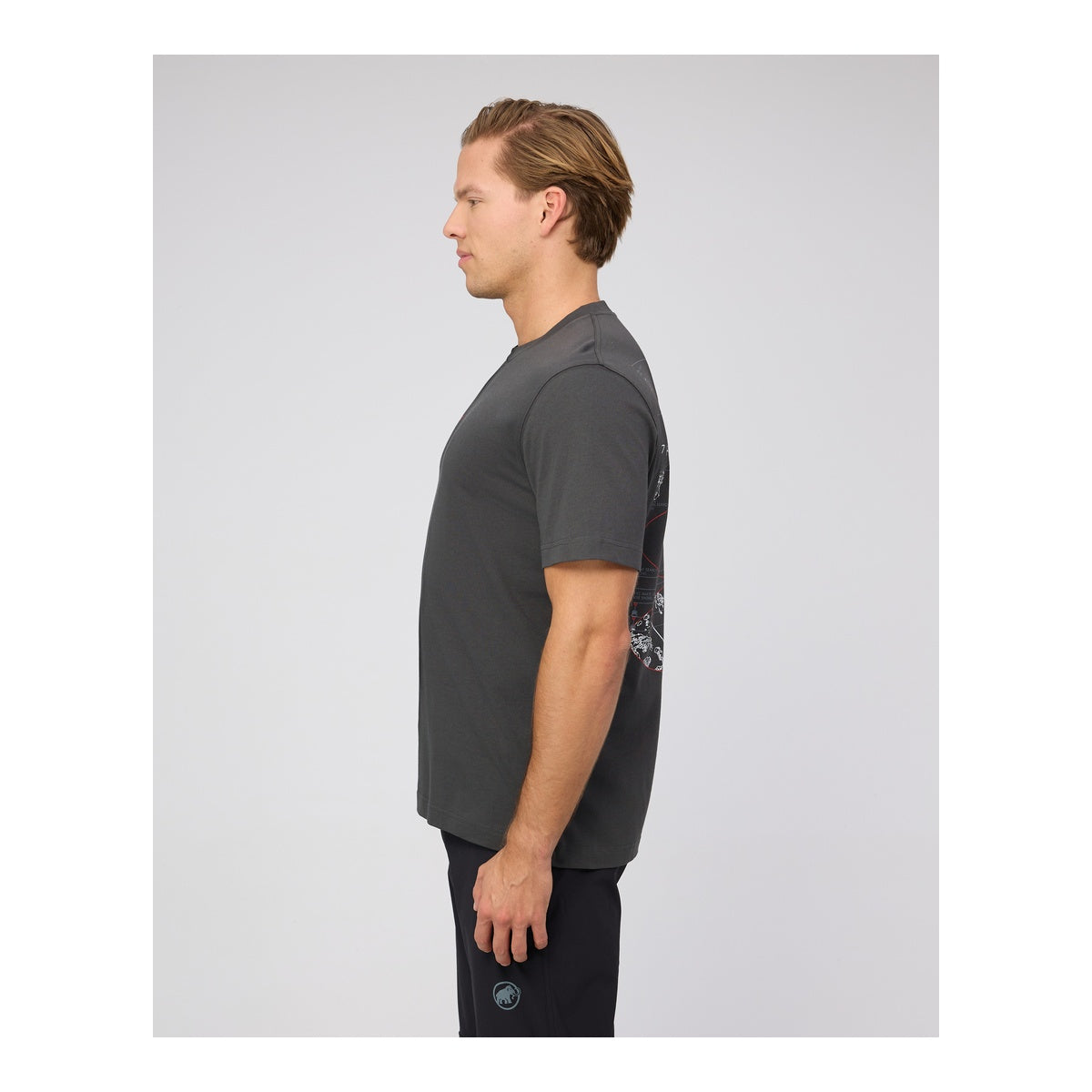 Tricou Barbati Mammut Base T-Shirt Men Avy Gabbro