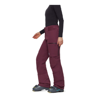 Pantaloni Schi Femei Mammut Stoney HS Thermo Burgundy