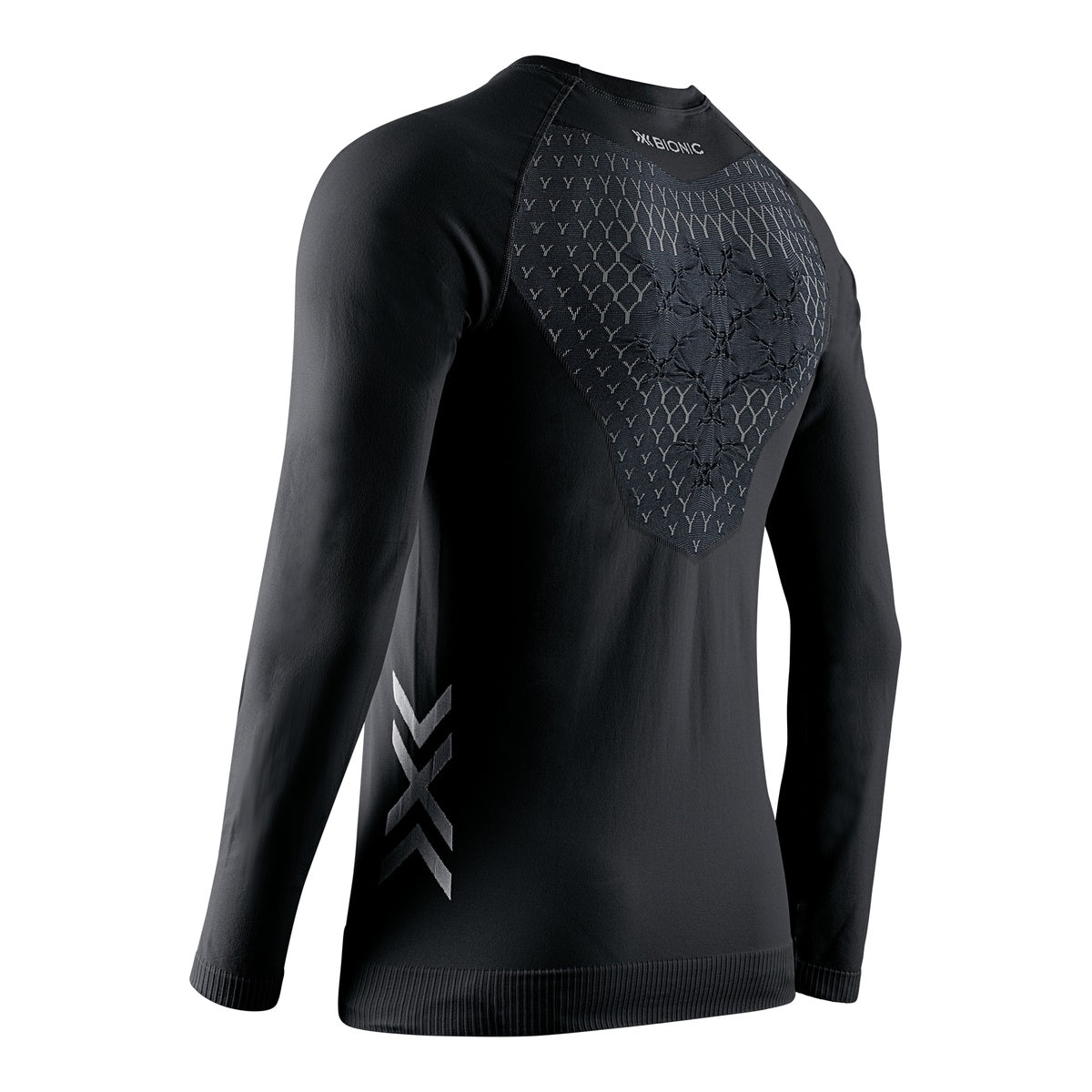 Bluza Barbati X-Bionic Twyce Run Ls Black/Charcoal