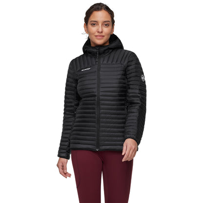 Jacheta Femei Mammut Broad Peak Light In Hooded Black