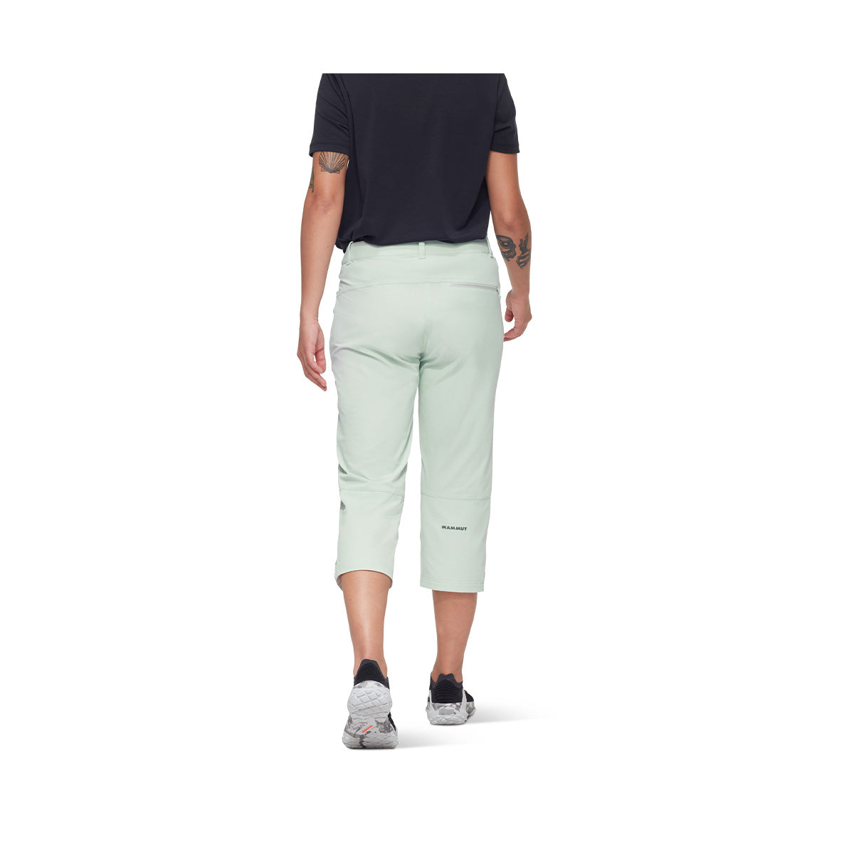 Pantaloni Femei Mammut Hiking V Capri Silver Sage