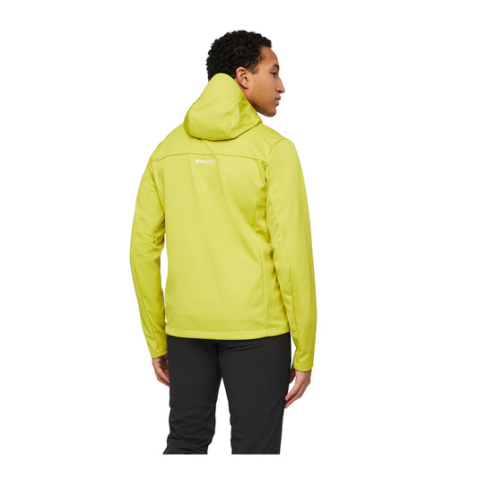 Jacheta Softshell Barbati Mammut Ultimate VIII SO Hooded Acacia-Black