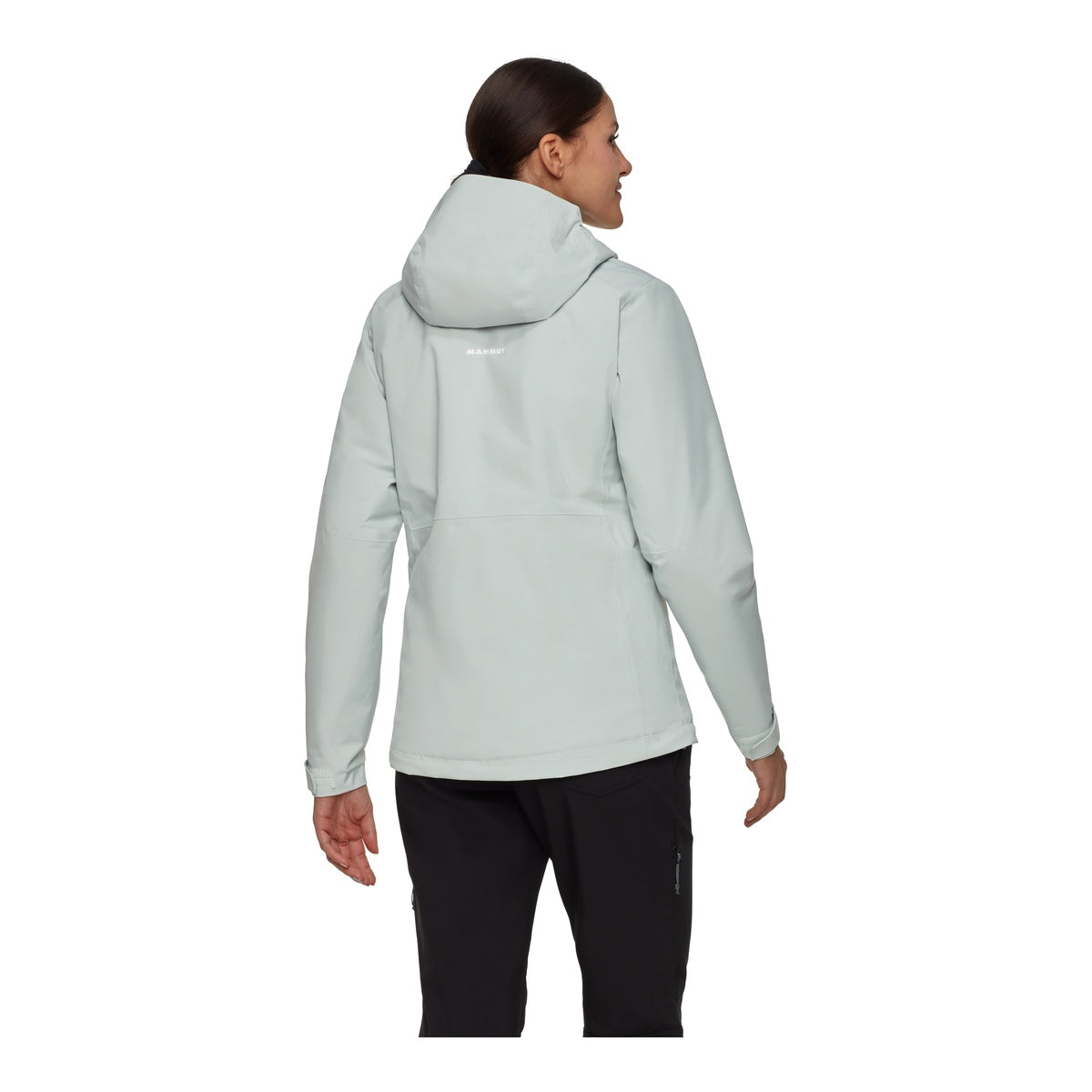 Jacheta Femei Mammut Linard Hs Thermo Hooded Silver Sage