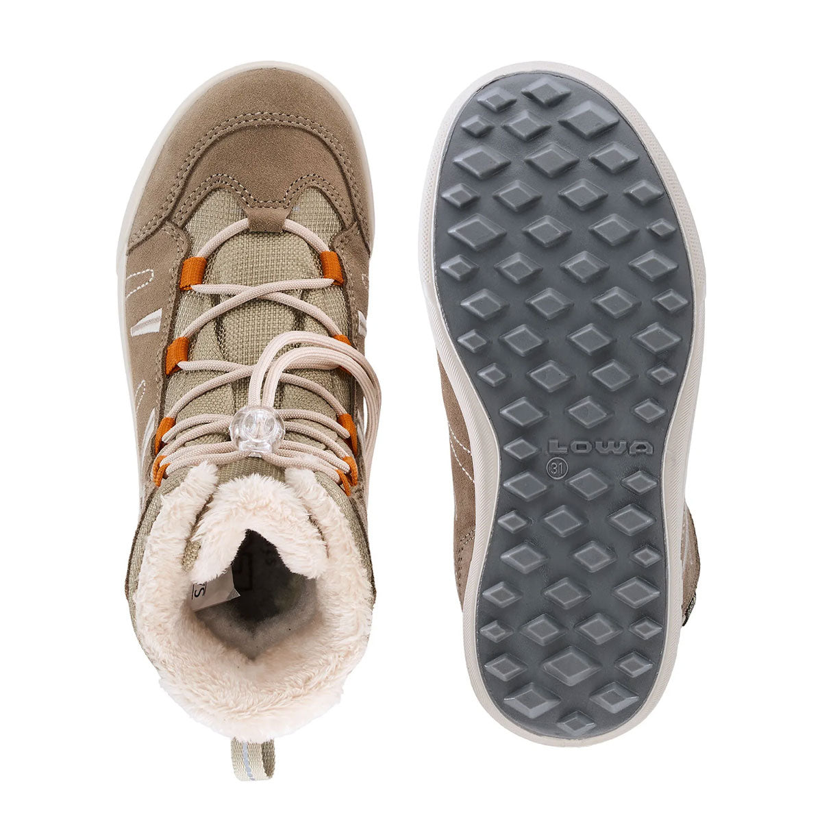 Bocanci Fete Lowa Lucy 2 GTX HI Jr Sand-Orange