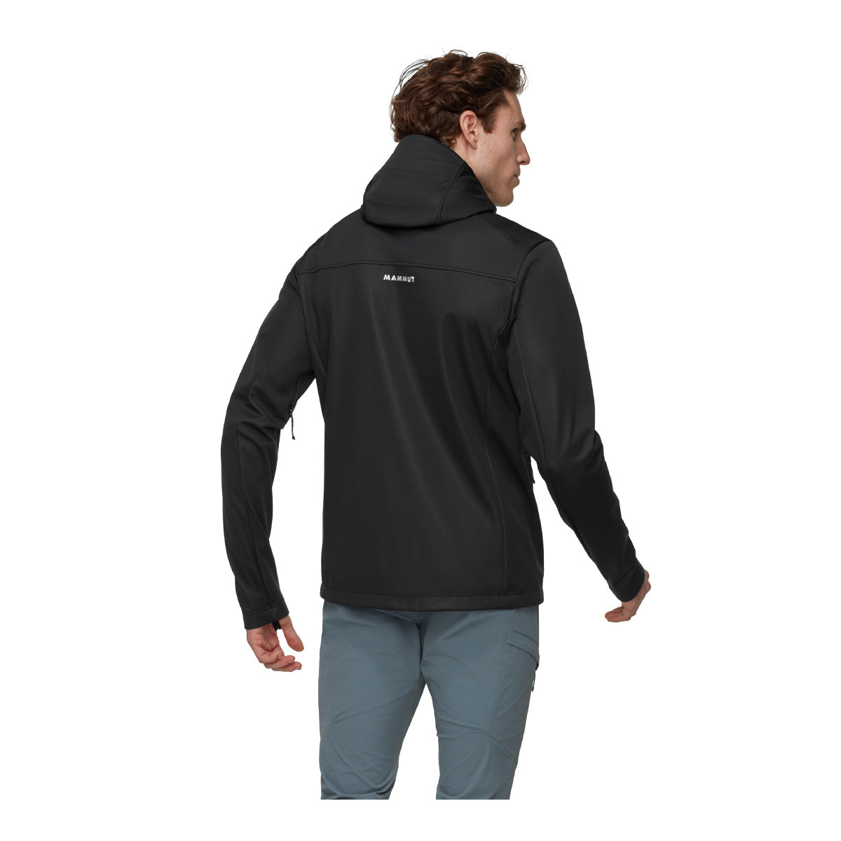 Jacheta Softshell Barbati Mammut Ultimate VIII SO Hooded Black