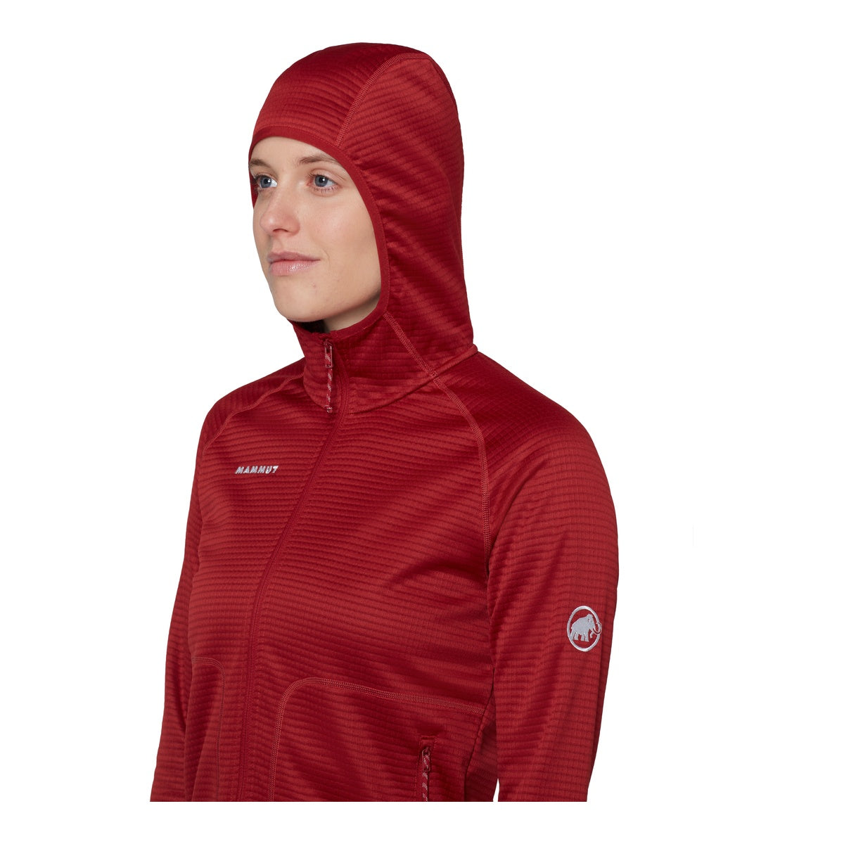 Polar Femei Mammut Crag ML Hooded Dark Mammut Red