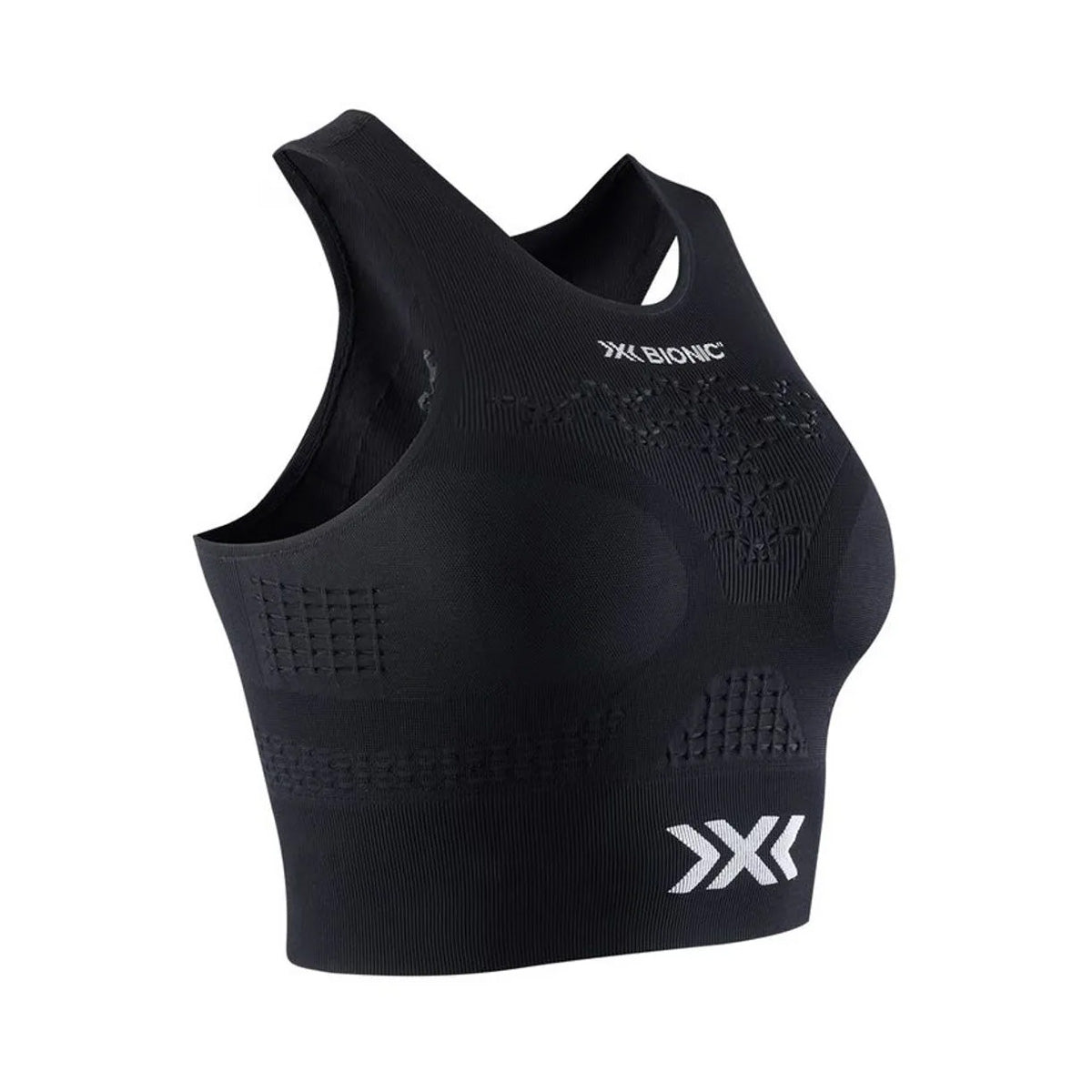Top Femei X-BIONIC Energizer 4.0 Fitness Crop Black-White