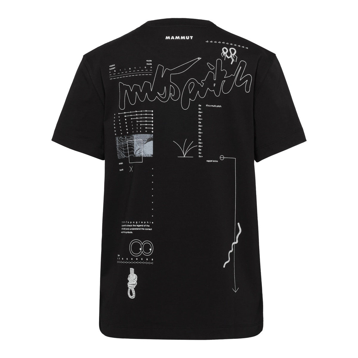 Tricou Femei Mammut Base Multi-Pitch Negru