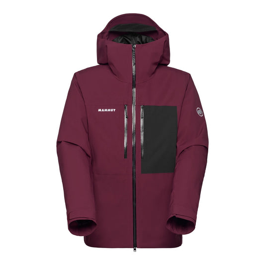 Geaca Schi Barbati Mammut Stoney HS Thermo Hooded Burgundy
