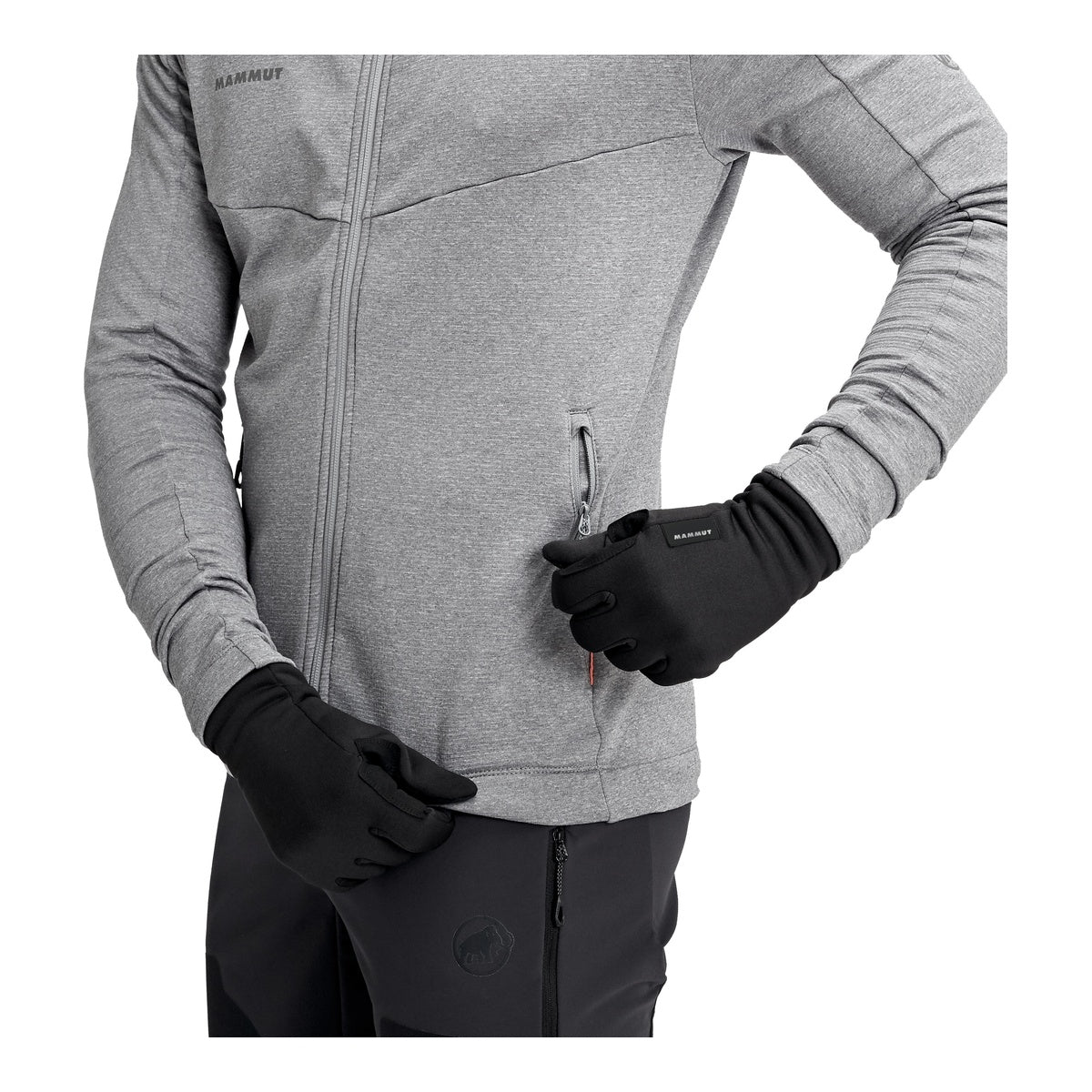 Manusi Mammut Fleece Pro Black