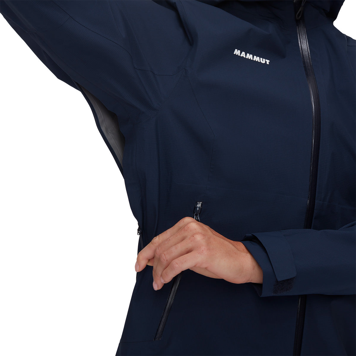 Jacheta Femei Mammut Alto Light Hs Hooded Marine