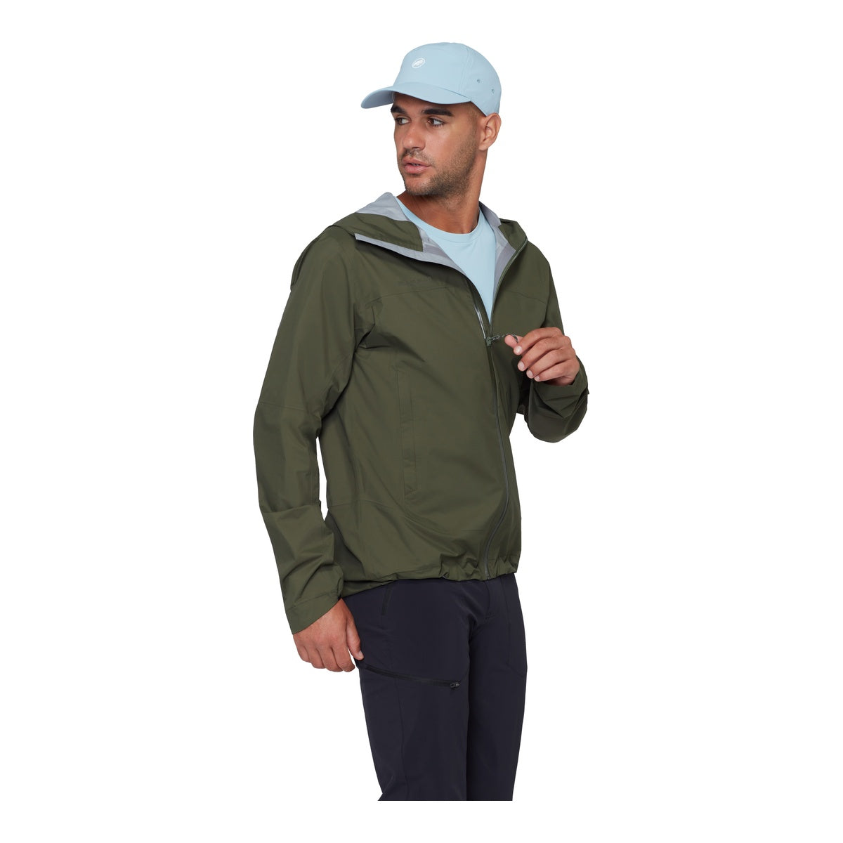 Jacheta Barbati Mammut Ducan HS Hooded Dark Marsh