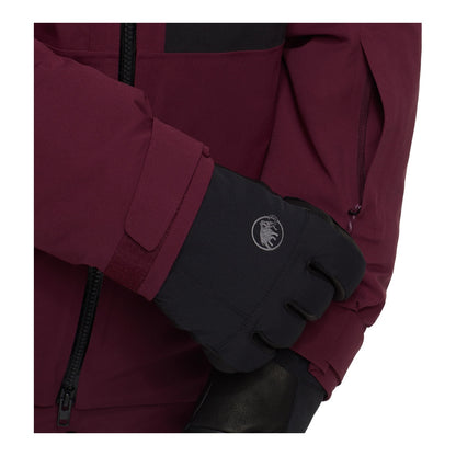 Geaca Schi Barbati Mammut Stoney HS Thermo Hooded Burgundy
