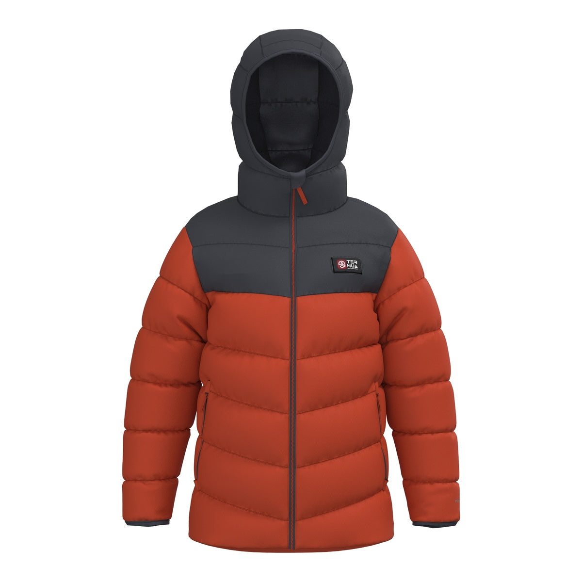 Jacheta Copii Ternua Baso Jkt K Deep Ginger-Whales Grey