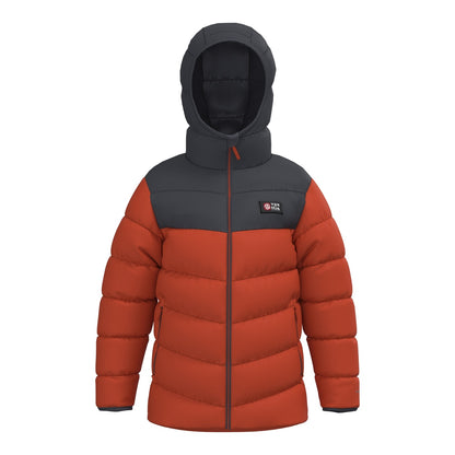 Jacheta Copii Ternua Baso Jkt K Deep Ginger-Whales Grey