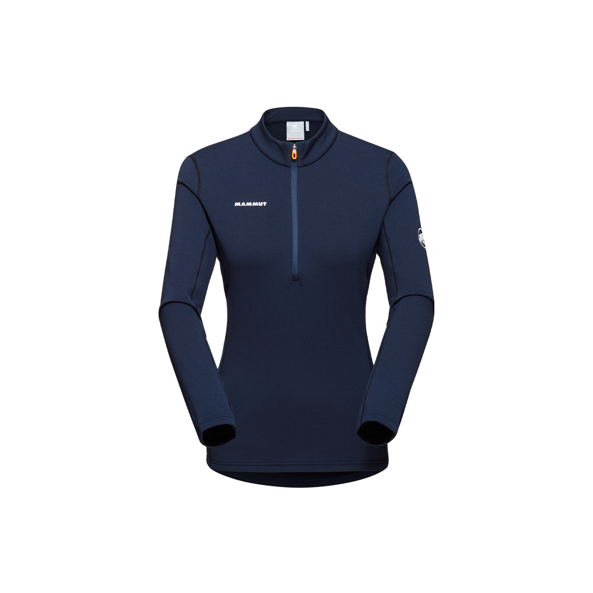 BLUZA FEMEI AENERGY ML HALF ZIP MARINE-BLACK