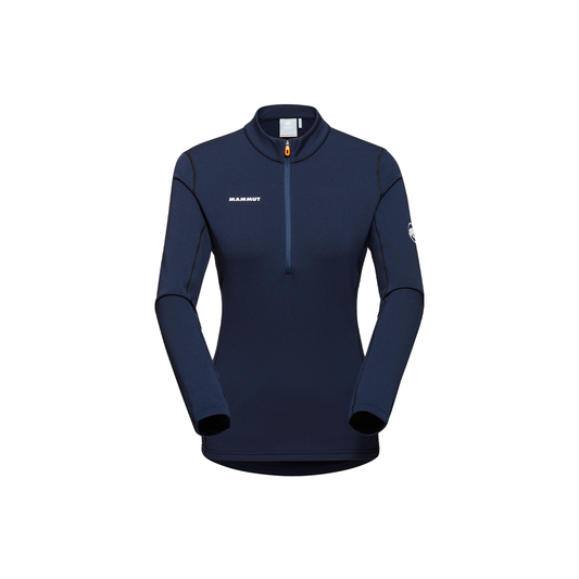 BLUZA FEMEI AENERGY ML HALF ZIP MARINE-BLACK