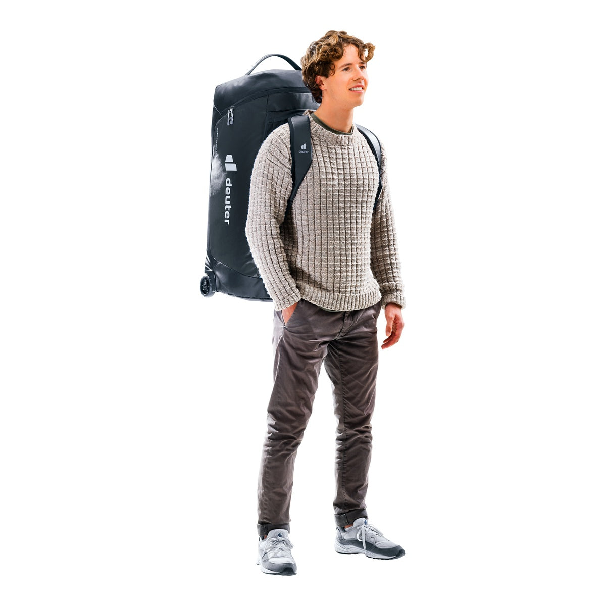 Geanta Voiaj Deuter Duffel Pro Roller 90 Black