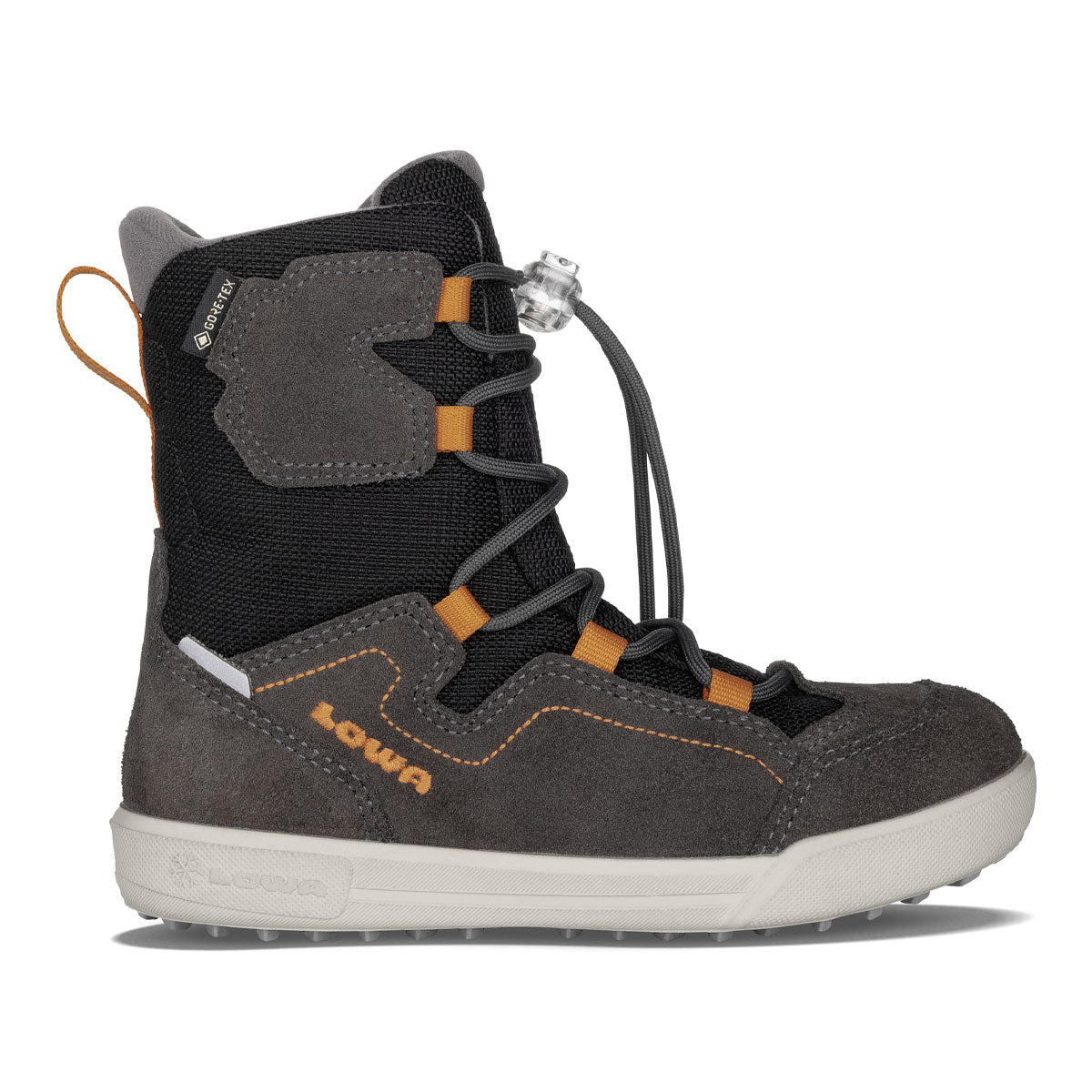 Bocanci Baieti Lowa Raik 2 GTX HI Jr Black-Orange