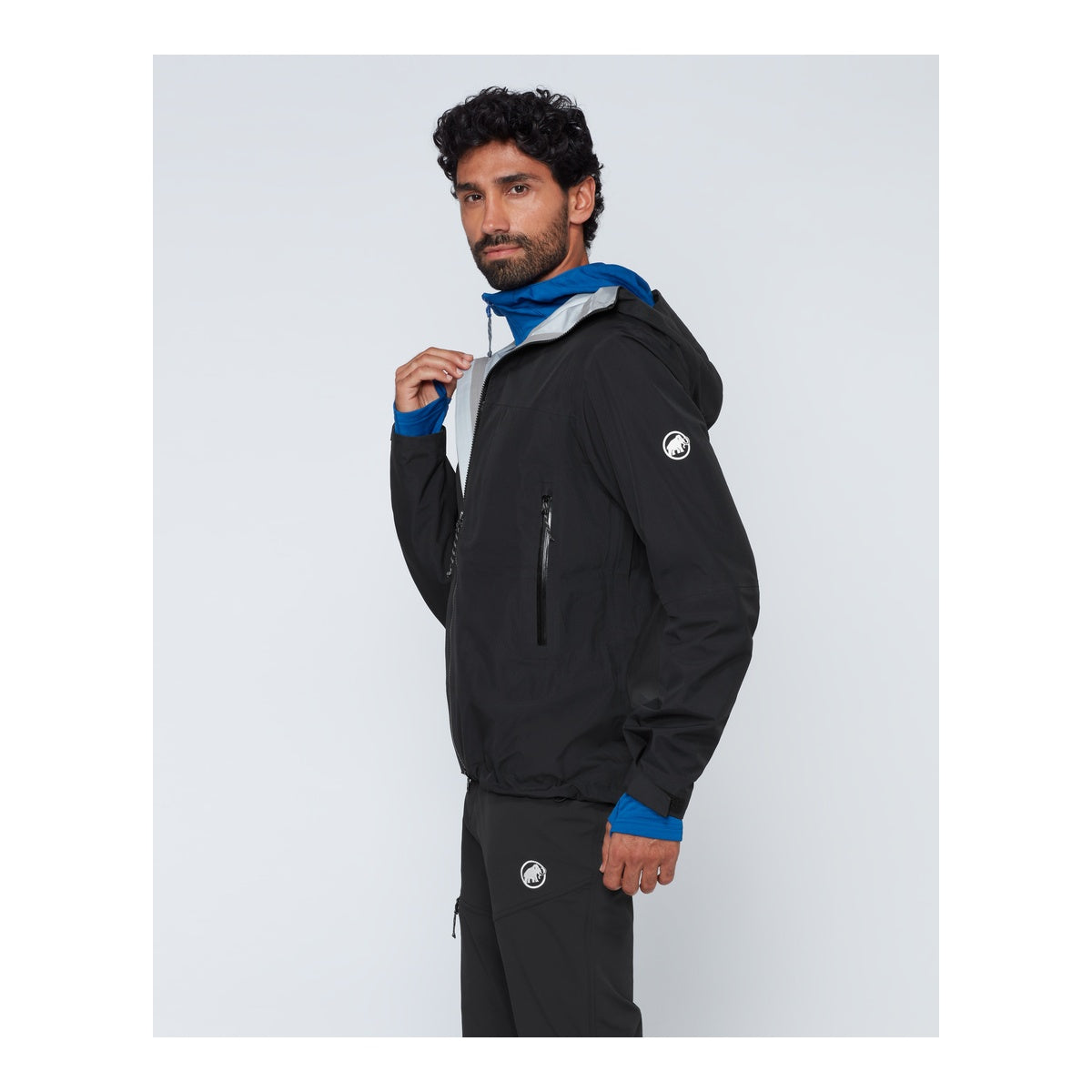 Jacheta Barbati Mammut Alto Guide HS Hooded Black