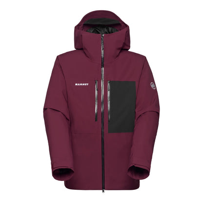 Geaca Schi Barbati Mammut Stoney HS Thermo Hooded Burgundy