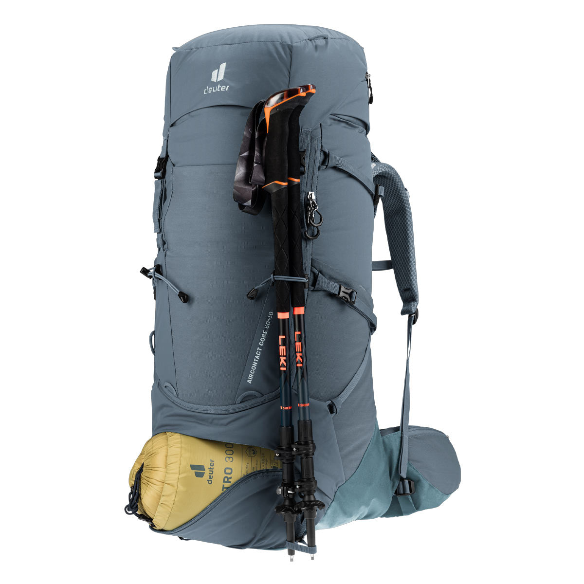 Rucsac Munte Barbati Deuter Aircontact Core 50+10 Graphite-Shale